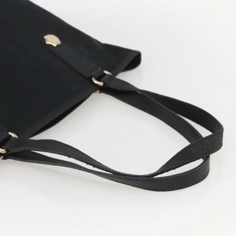 GUCCI GG Canvas Tote Bag Black Gold - Picture 8 of 16